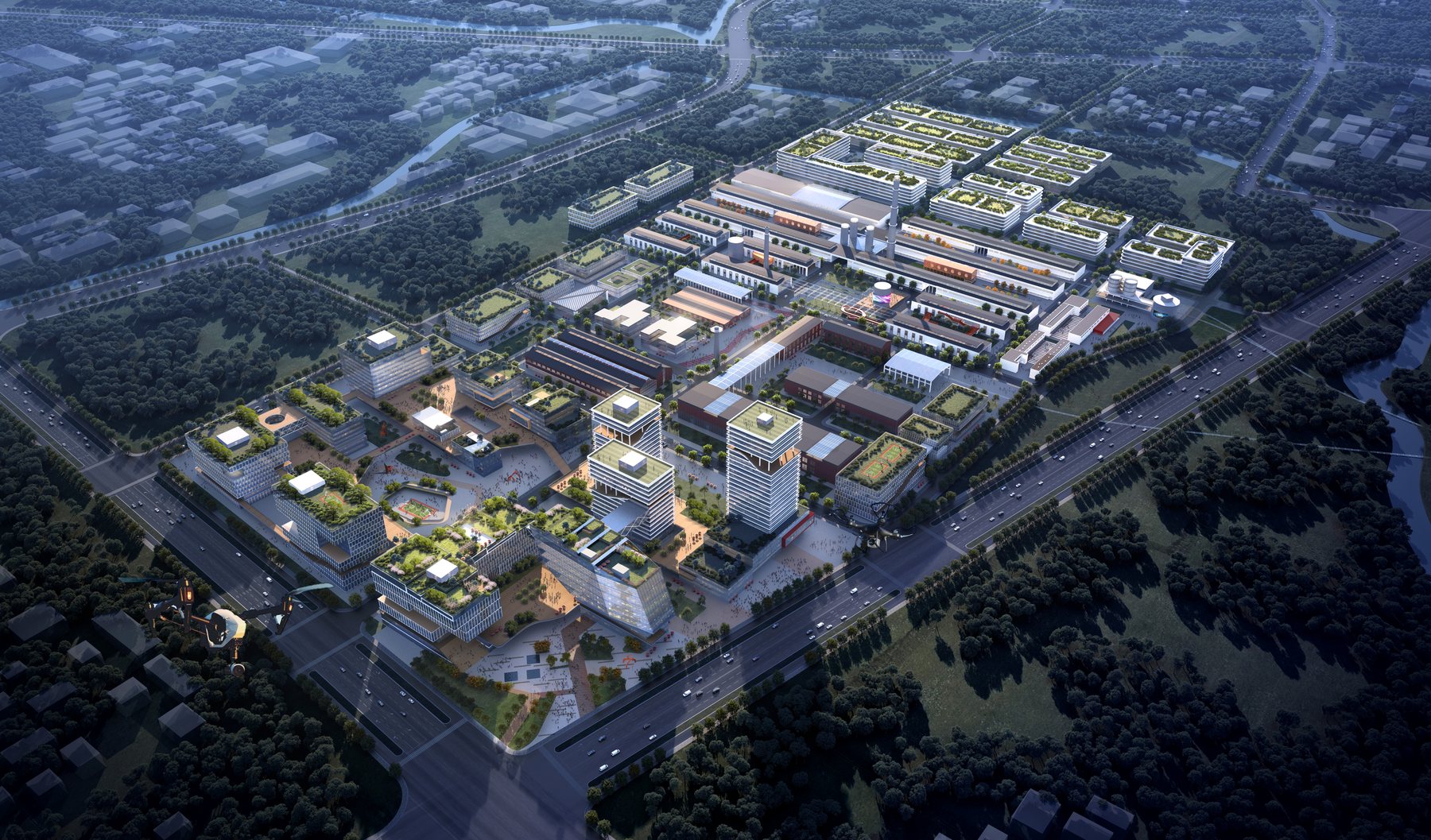 兰溪市华东铝业地块更新设计图