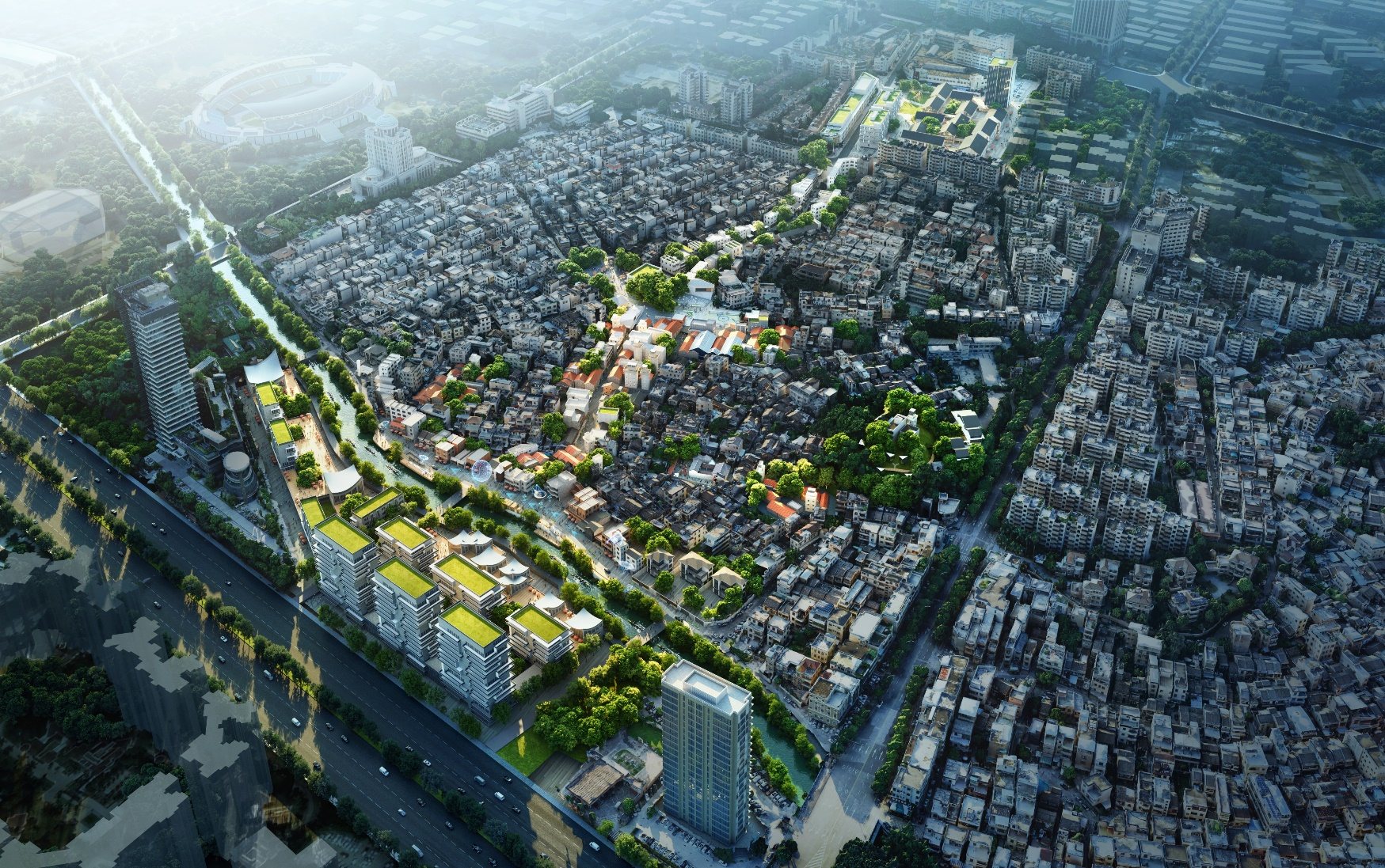 中山市库充城市微更新战略研究暨实施规划设计图