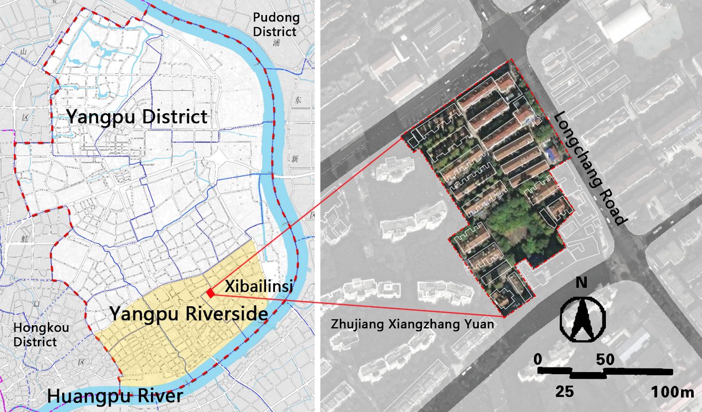 杨浦滨江研究区位